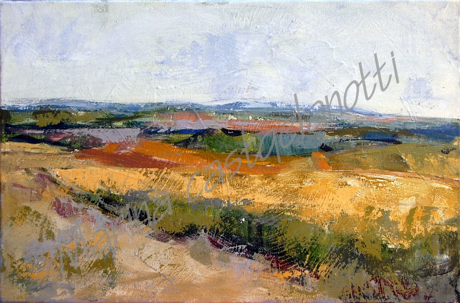 2012 – Paisaje I – Acrilico sobre lienzo – 40×27 – Juan Antonio Montero de Espinosa Spínola