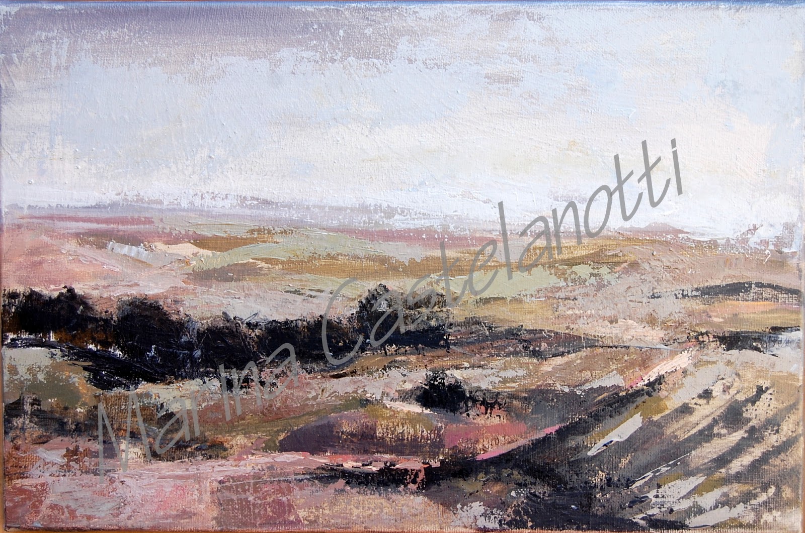 2012 – Paisaje II – Acrilico sobre lienzo – 40×27 – Joaquín Medialdea Natera