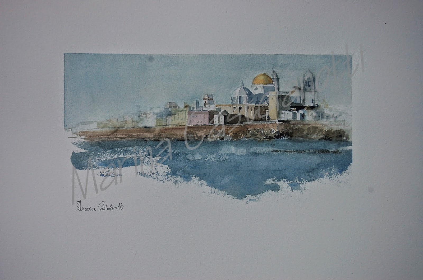 2013 – Cádiz II – Acuarela – 40×30 cm