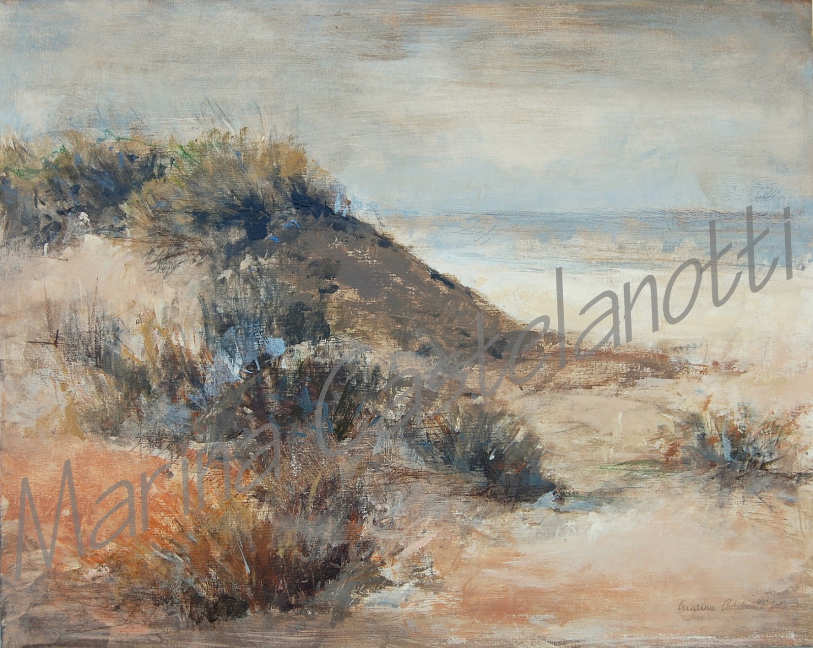 2013 – Dunas – Acrilico sobre tabla – 50×40 – Casa