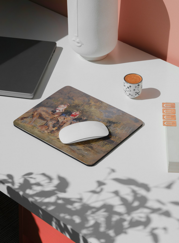 Alfombrilla de ratón Polo sobre Elefantes II