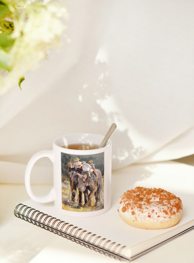 Taza Polo sobre Elefantes