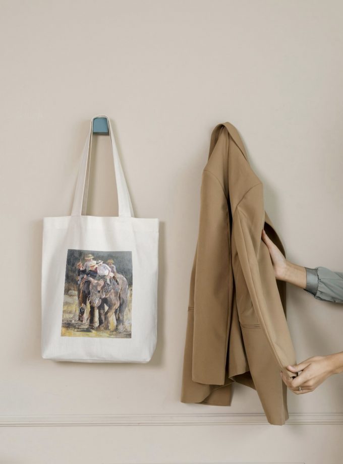 Tote bag Polo sobre Elefantes